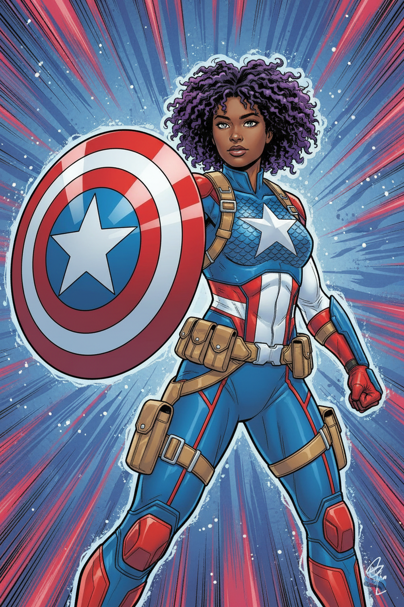 Captain America example result